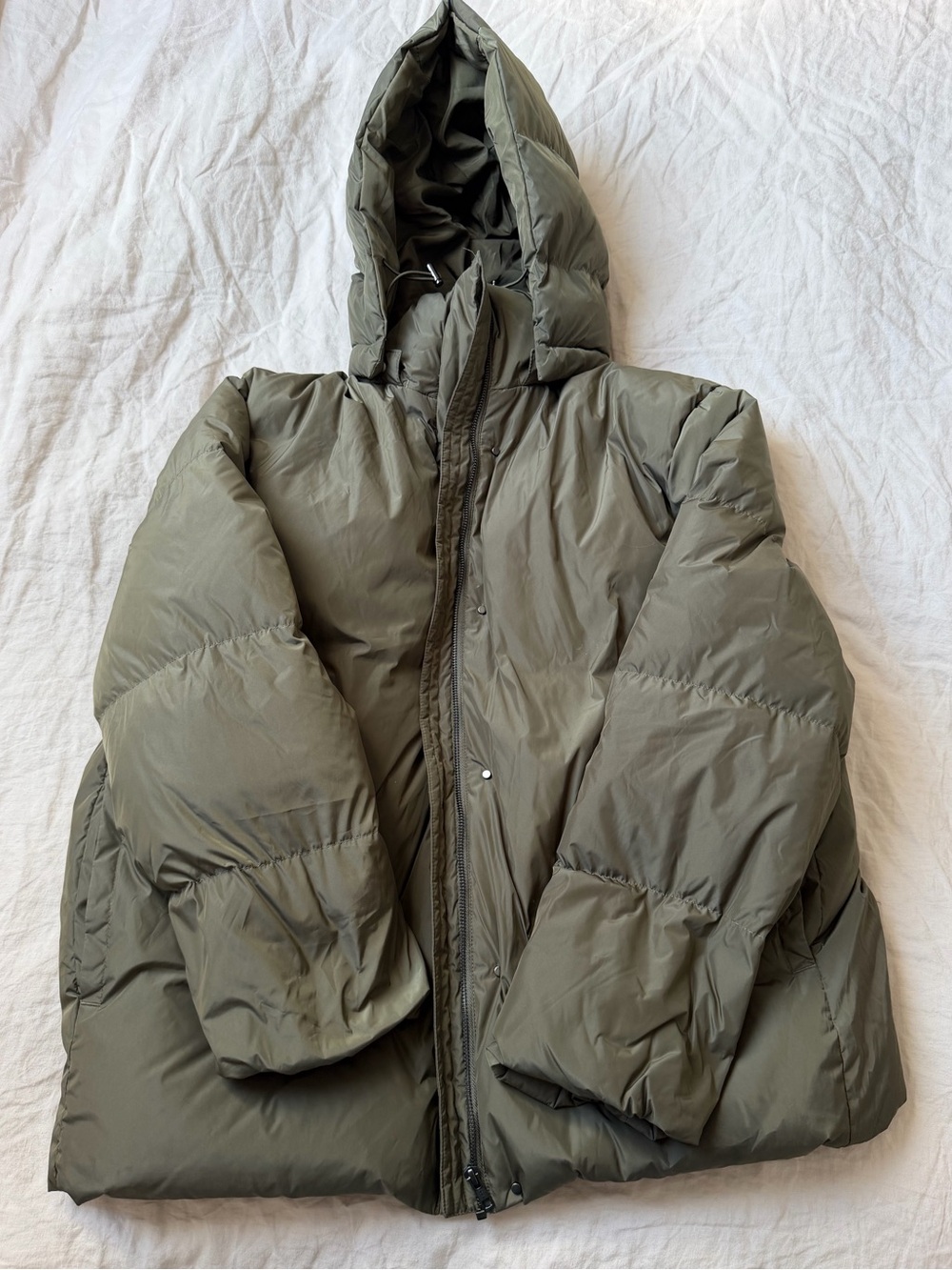 Jenni Kayne olive green puffy coat